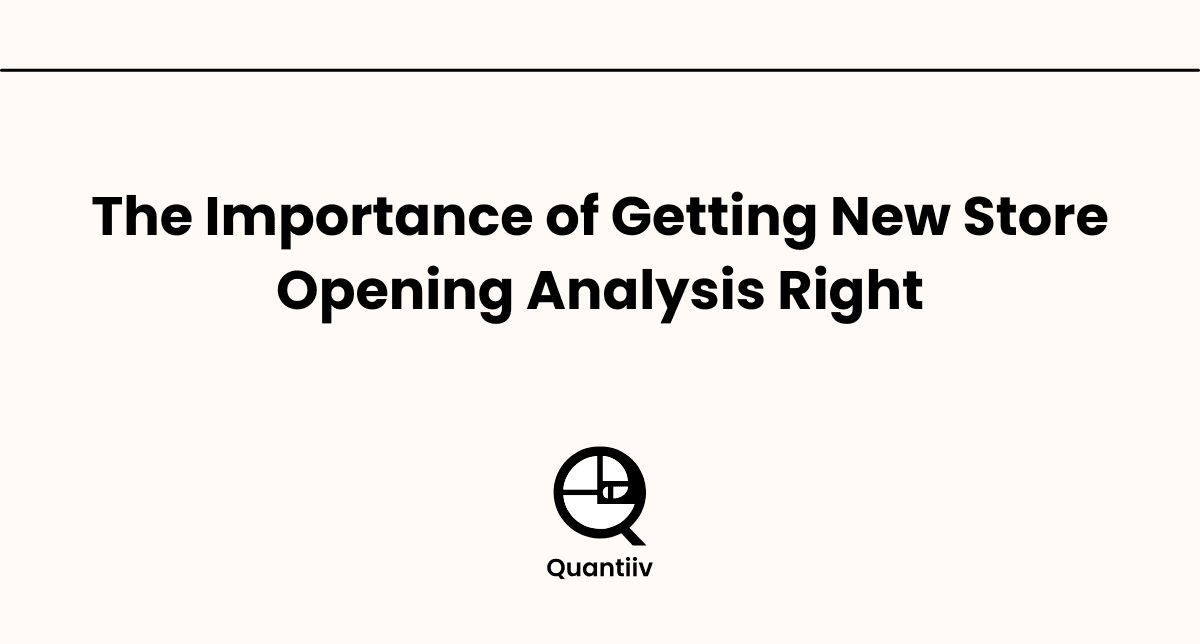 New store analysis and restaurant opening ramp benchmarks