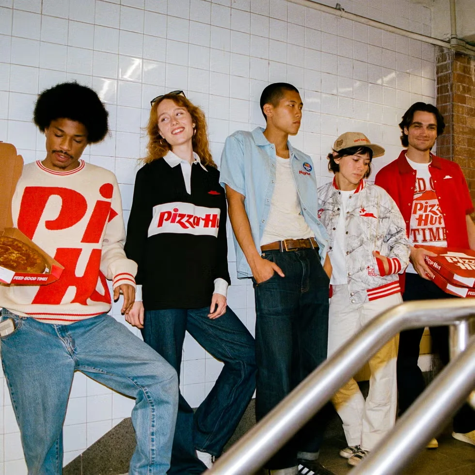 Pizza Hut's throwback value menu campaign and Dinner Service apparel collaboration